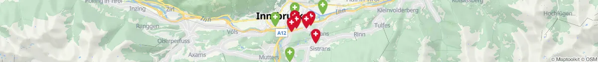 Map view for Pharmacies emergency services nearby Lans (Innsbruck  (Land), Tirol)